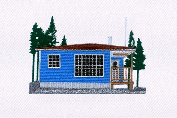 Beach Cabin: A Charming Embroidery Design for Meaningful Gifts
