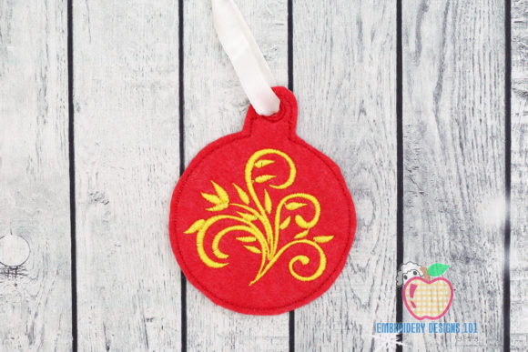 Christmas Ball ITH Ornament