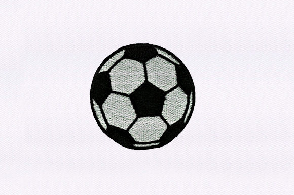 European Football Embroidery Design
