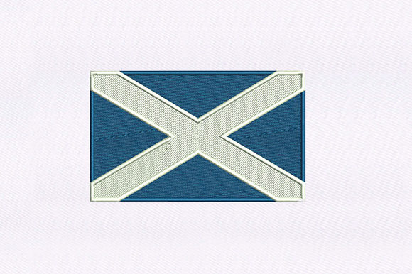 Flag of Scotland Embroidery Design