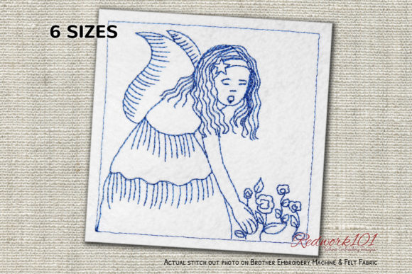Healing Angels: A Thoughtful Embroidery Design for Meaningful Gifts
