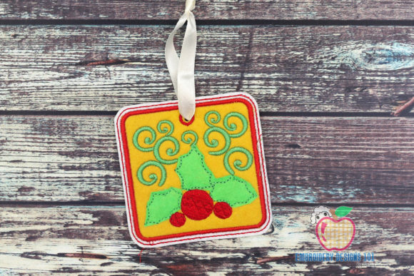 Holly Leaves with Berries Ornament