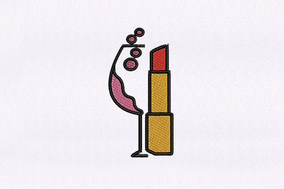 Lipstick Cocktail: A Boutique Sweatshirt Embroidery Review