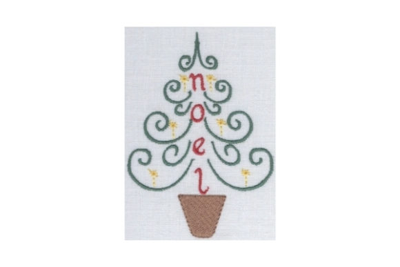 Noel Tree: A Festive, Versatile Holiday Embroidery Design
