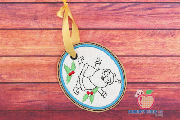 Santa Dancing Ornament